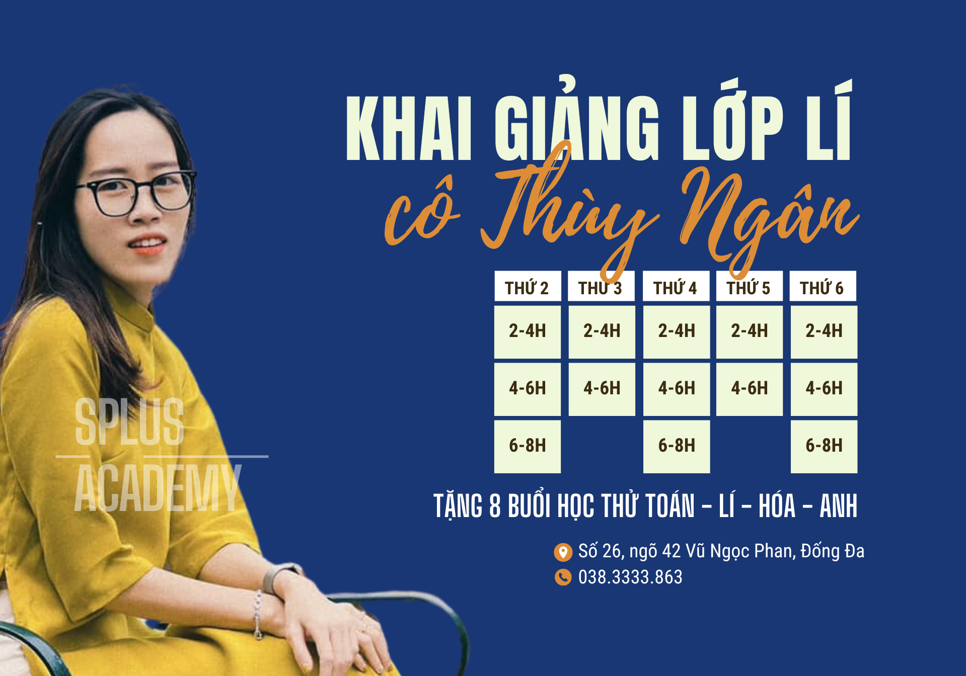 KHAI GIẢNG LỚP LÍ CÔ THÙY NGÂN - HỌC SỚM GIẢM SÂU - ĐIỂM SỐ DẪN ĐẦU