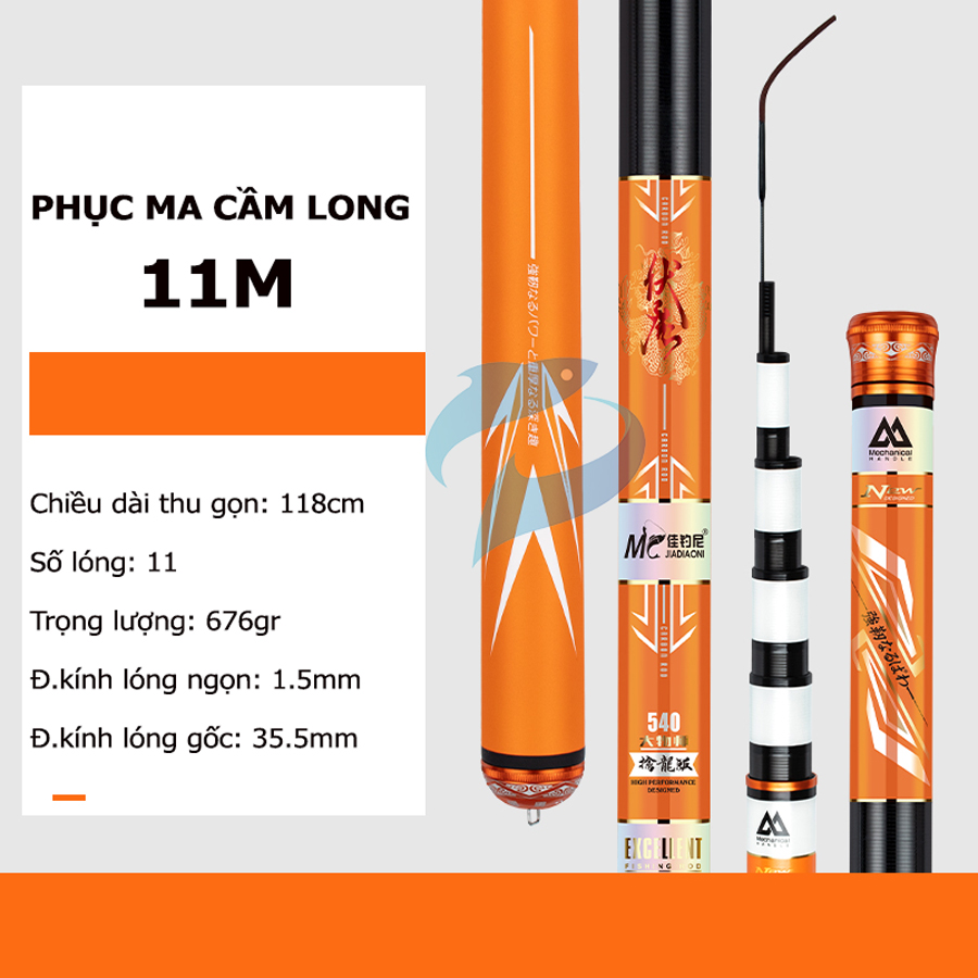 Cần Câu Cá, Cần Câu Tay Chuyên Săn Hàng MC Phục Ma Cầm Long