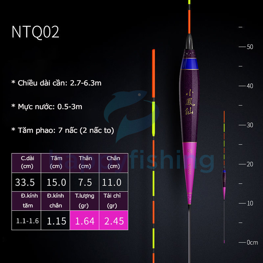 Phao Câu Cá, Phao Câu Đài Độ Nhạy Cao Tích Hợp Thay Đổi Tải Chì Tiểu Phượng Hoàng