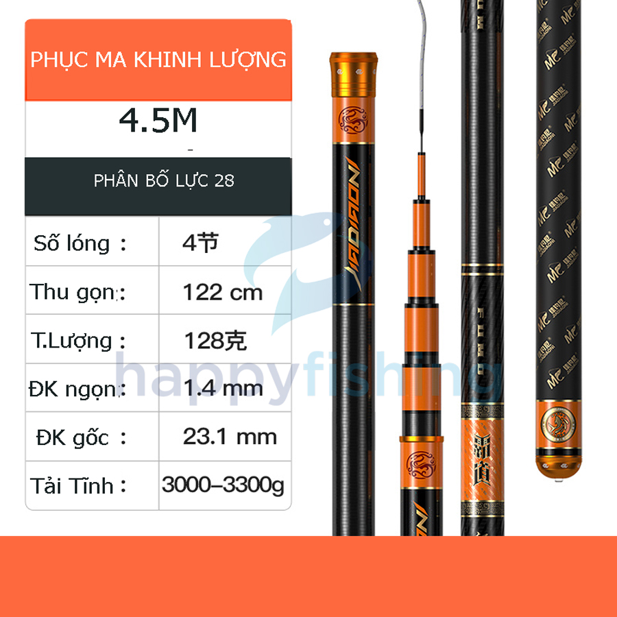 Cần Câu Tay Săn Hàng MC Phục Ma Khinh Lượng- Bản Mới 2021