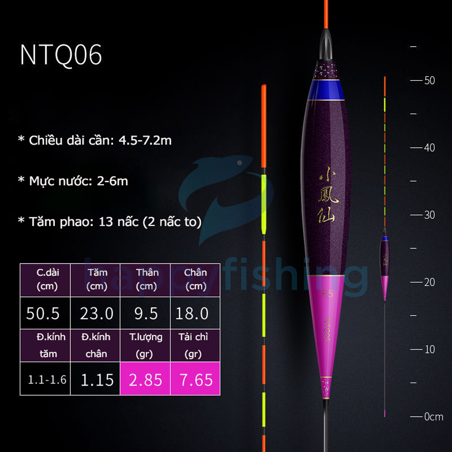Phao Câu Cá, Phao Câu Đài Độ Nhạy Cao Tích Hợp Thay Đổi Tải Chì Tiểu Phượng Hoàng