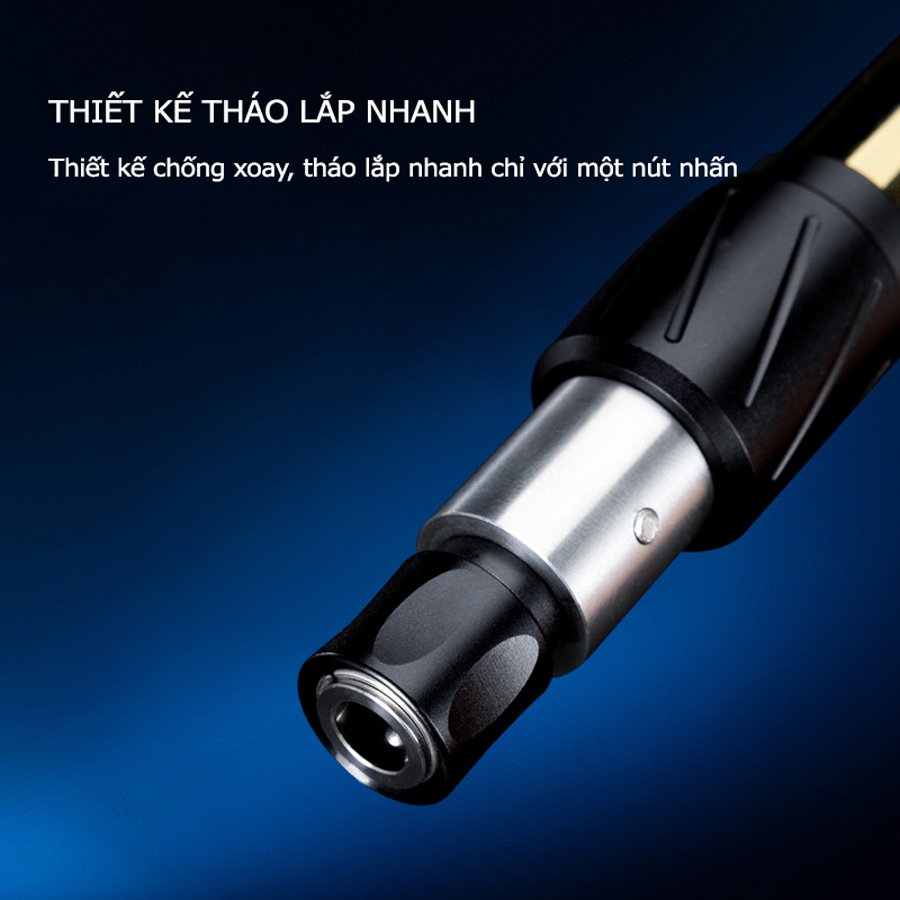 KGWD Cán Vợt Câu Đài Săn Hàng Lão Ngư Định Thuỷ Phiên Bản Cầu Vồng
