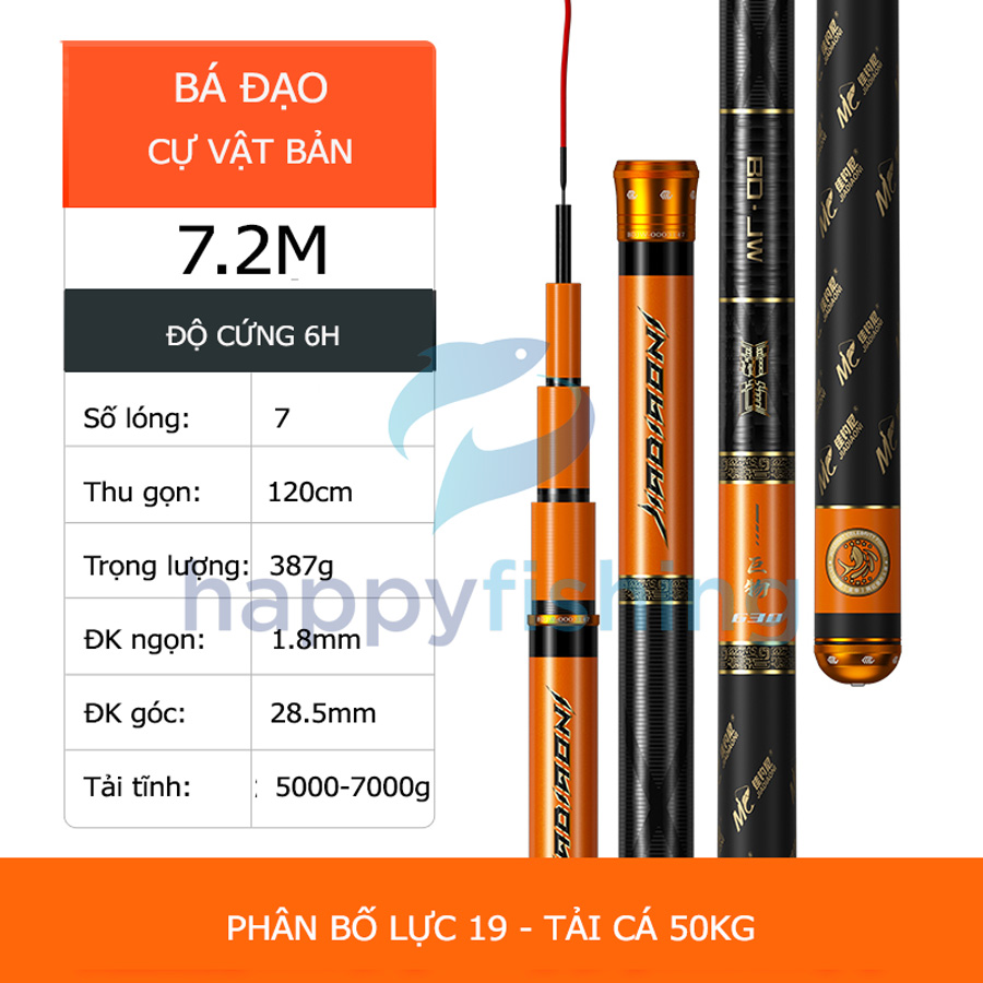 Cần Câu Carbon MC Phục Ma Bá Đạo Cự Vật (Bản Săn Hàng Thi Đấu)