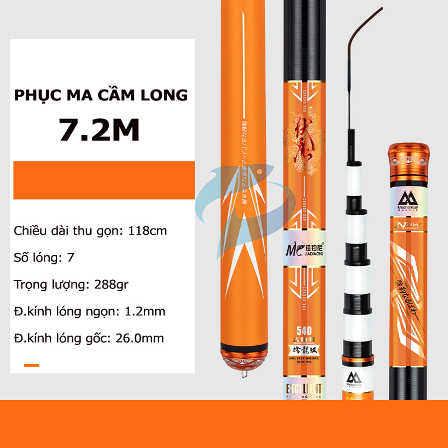 Cần Câu Cá, Cần Câu Tay Chuyên Săn Hàng MC Phục Ma Cầm Long