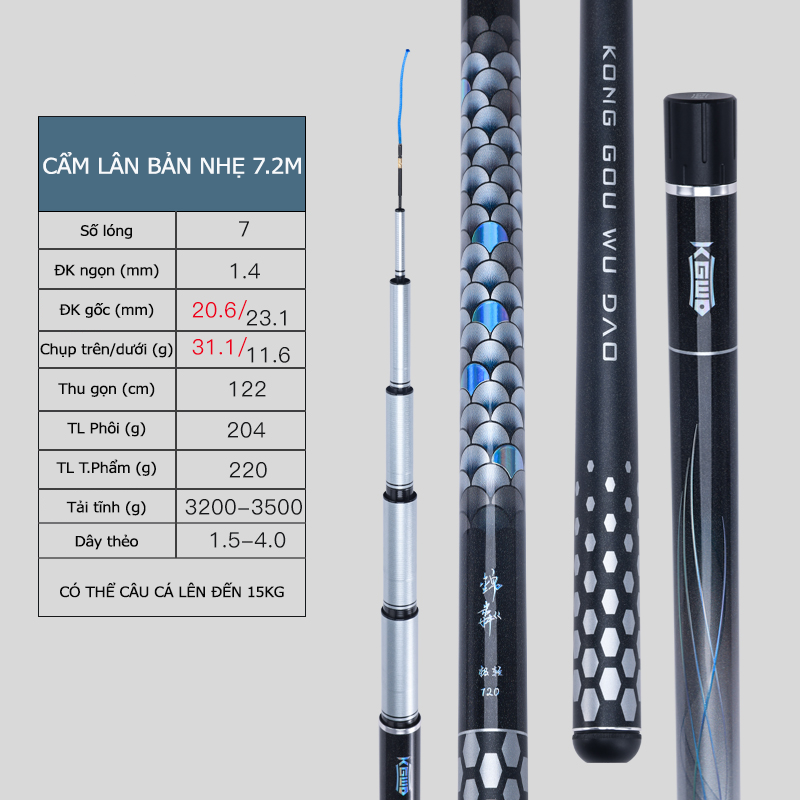 Cần Câu Đài Tổng Hợp Lão Ngư Cẩm Lân - Bản Nhẹ | Happy Fishing