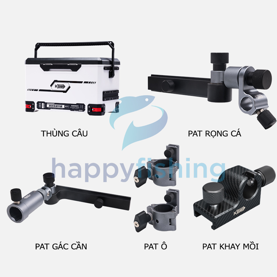 Thùng Câu Đài Carbon Lão Ngư 40L | Happy Fishing