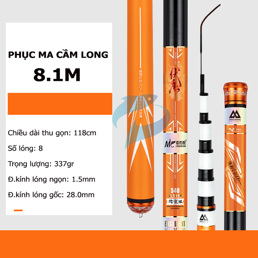 Cần Câu Cá, Cần Câu Tay Chuyên Săn Hàng MC Phục Ma Cầm Long