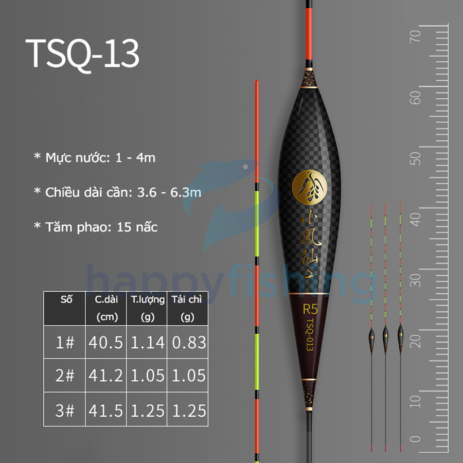 Phao Câu Đài Carbon Cao Cấp Tiểu Phượng Hoàng