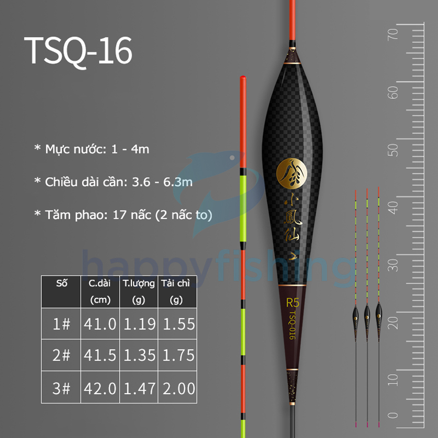 Phao Câu Đài Carbon Cao Cấp Tiểu Phượng Hoàng