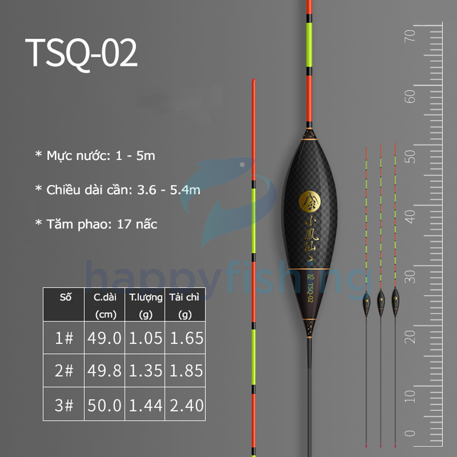 Phao Câu Đài Carbon Cao Cấp Tiểu Phượng Hoàng