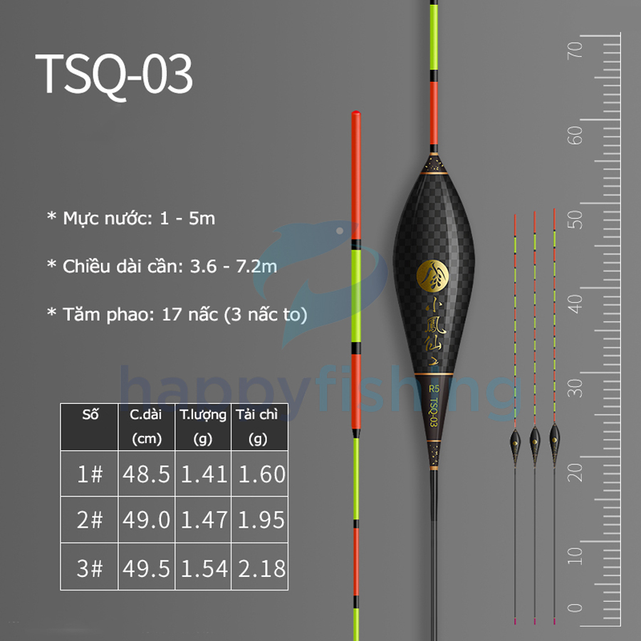 Phao Câu Đài Carbon Cao Cấp Tiểu Phượng Hoàng