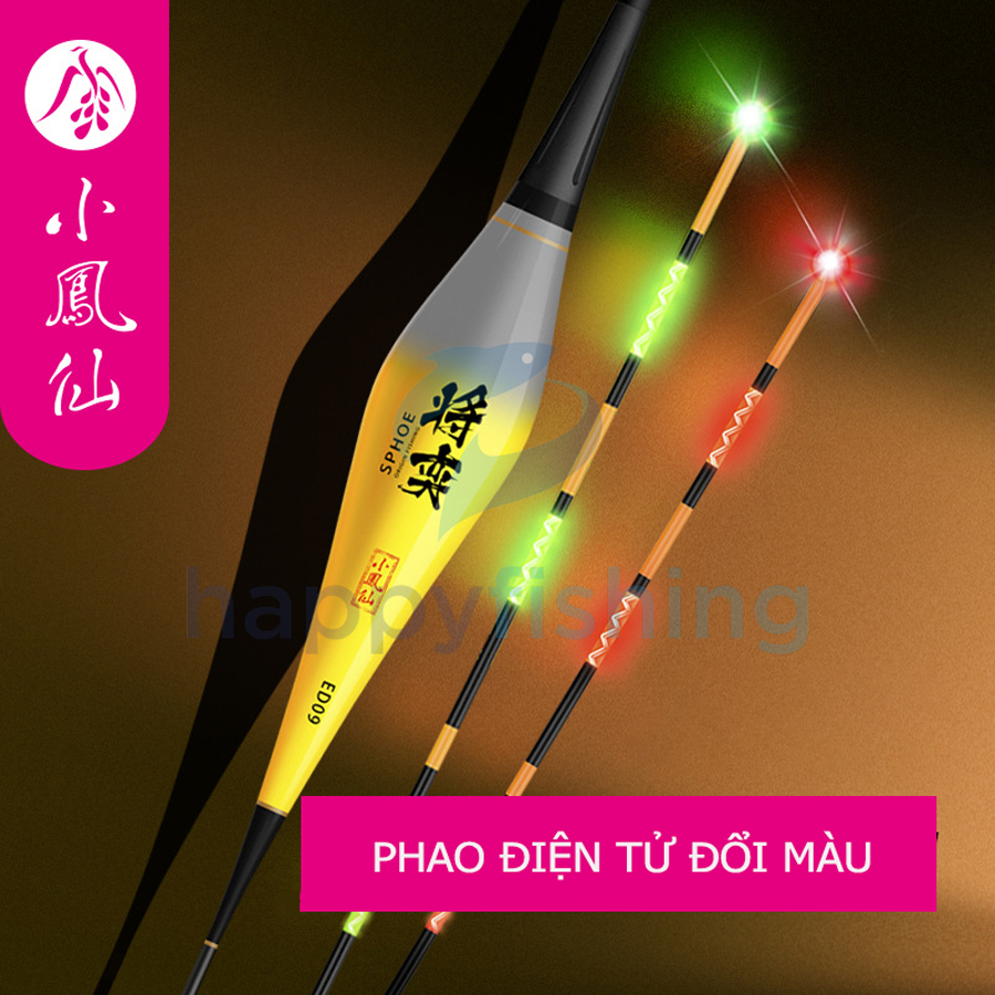 Phao Câu Cá Đổi Màu Thông Minh Tiểu Phượng Hoàng