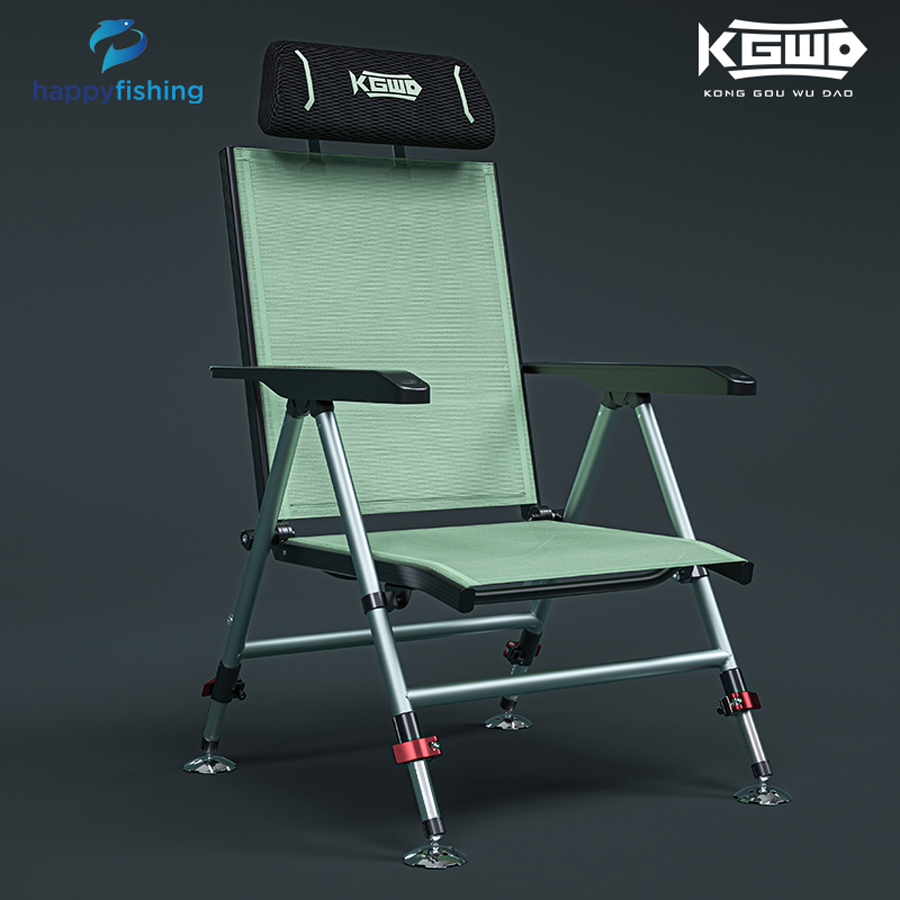 Ghế Câu Cá Công Thái Học Lão Ngư Phiên Bản Tựa Đầu