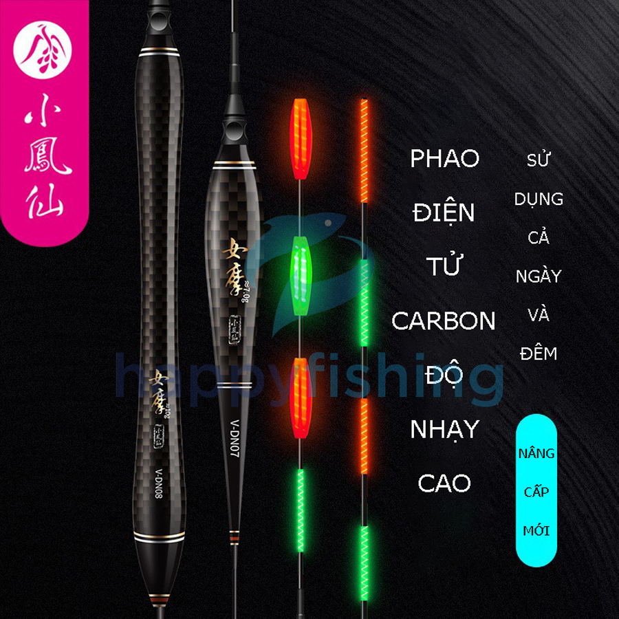 Phao Câu Ngày Và Đêm Carbon Độ Nhạy Cao Tiểu Phượng Hoàng
