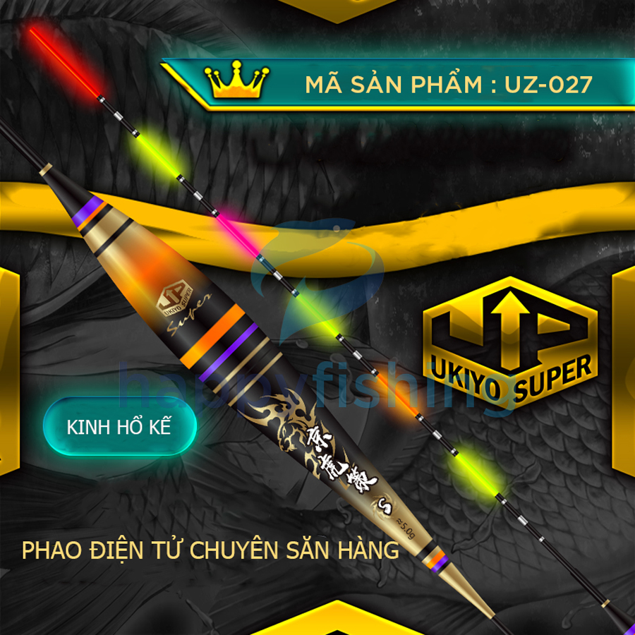 Phao Điện Săn Hàng UKIYO UZ-027 Kinh Hổ Kế