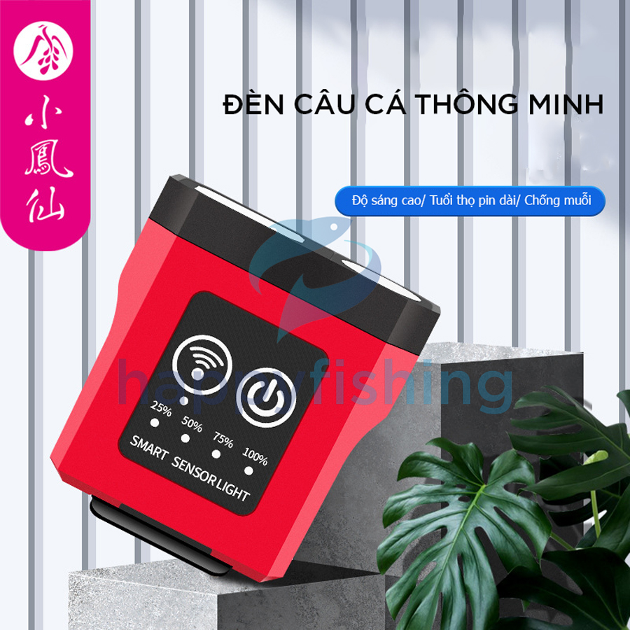 Đèn Đeo Đầu Cảm Ứng Siêu Nhẹ, Đèn Led Đeo Đầu Dã Ngoại Siêu Sáng Tiểu Phượng Hoàng
