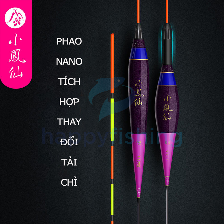 Phao Câu Cá, Phao Câu Đài Độ Nhạy Cao Tích Hợp Thay Đổi Tải Chì Tiểu Phượng Hoàng