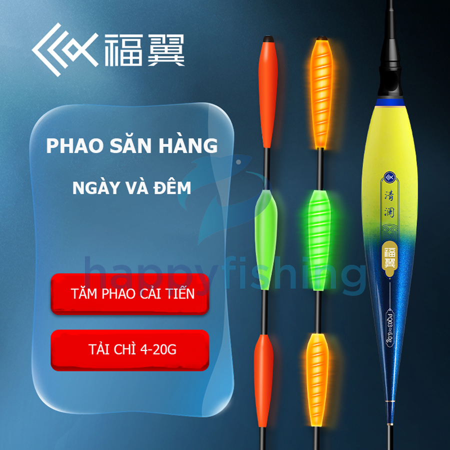 Phao Câu Đài Ngày Và Đêm Săn Hàng, Phao Điện Tử Săn Hàng Chống Sóng FUYI 2022