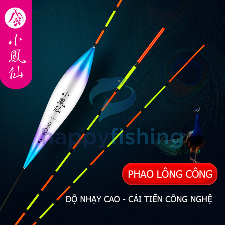 Phao Lông Công Độ Nhạy Cao, Phao Lông Công Tăm To Săn Hàng Tiểu Phượng Hoàng 2022