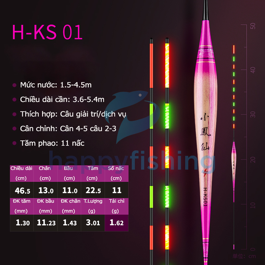 Phao Cỏ Điện Tử, Phao Đèn Câu Ngày Và Đêm Tăm Cứng Tiểu Phượng Hoàng