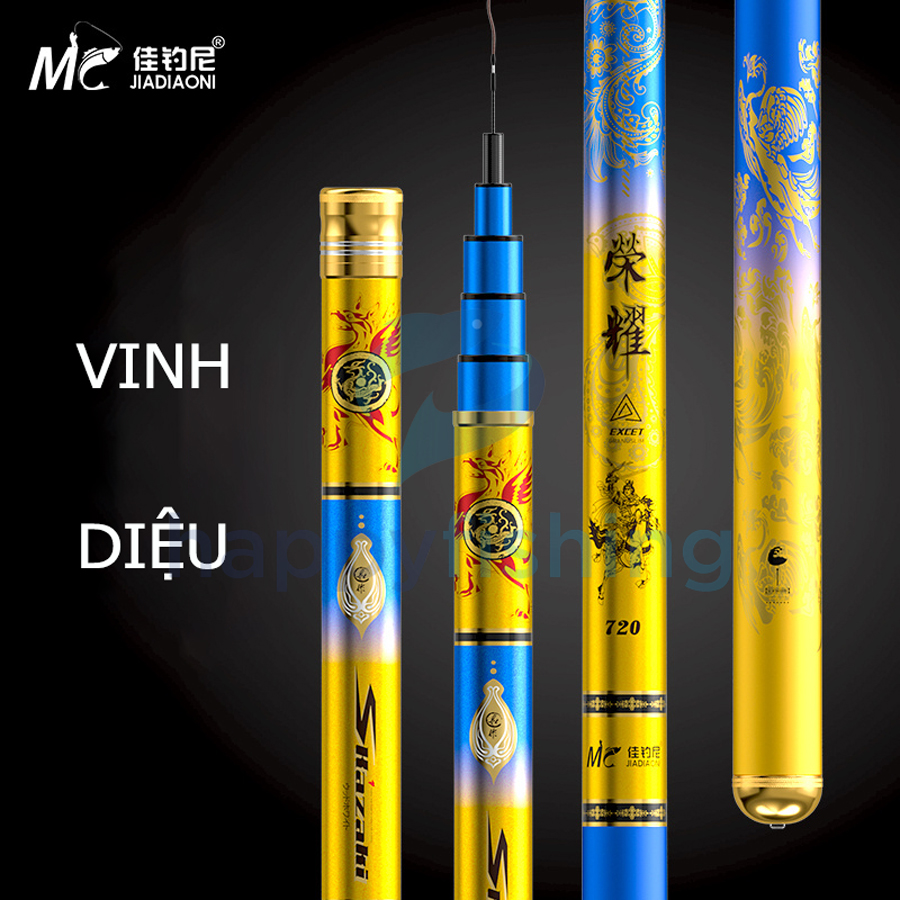Cần Câu Tay, Cần Câu Đài Carbon MC Vinh Diệu