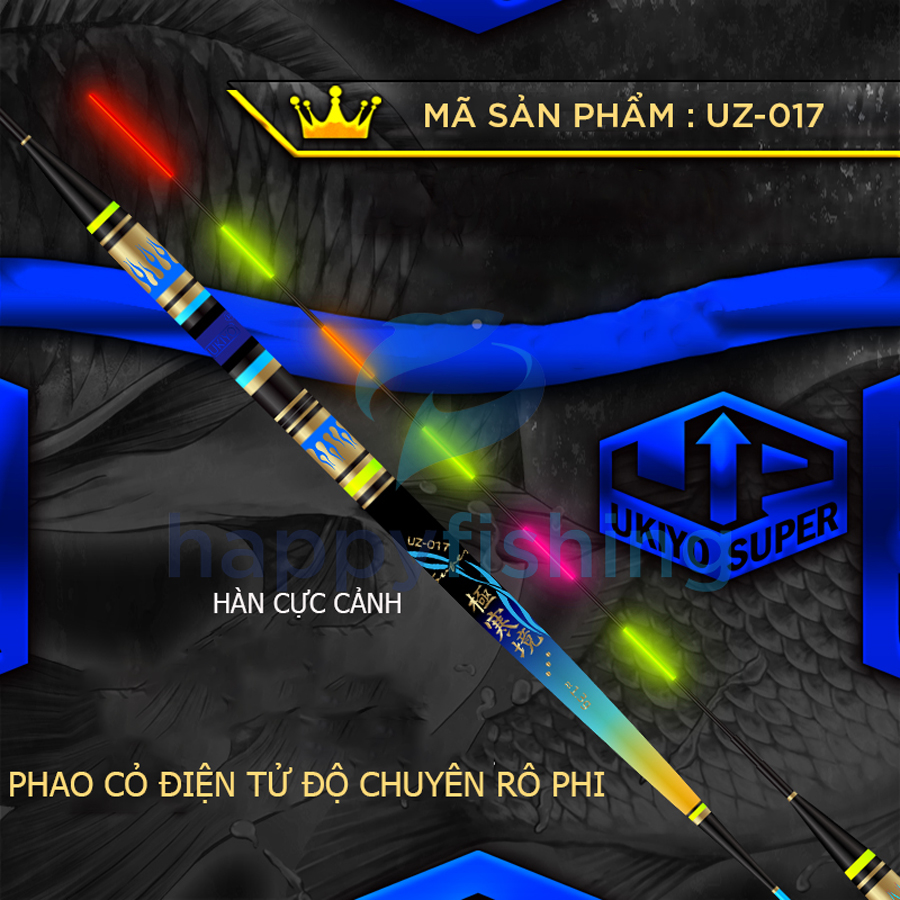 Phao Cỏ Điện Tử Chuyên Rô Phi UKIYO UZ-017 Cực Hàn Cảnh
