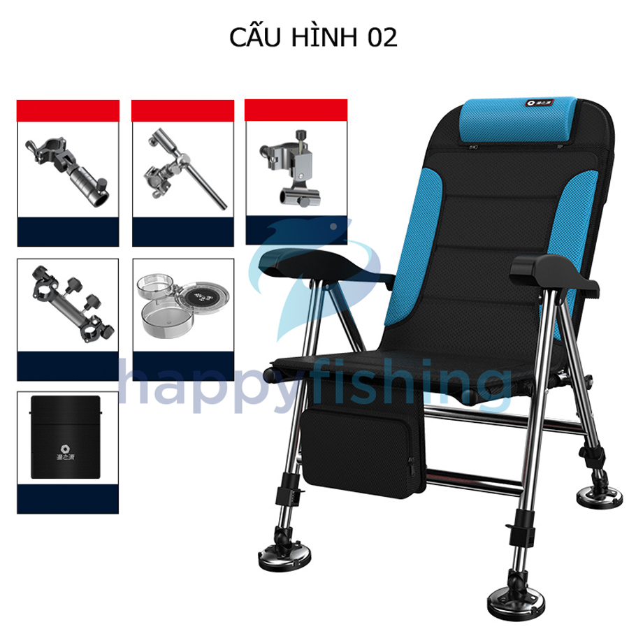 Ghế Gấp Câu Cá Địa Hình Ngư Chi Nguyên