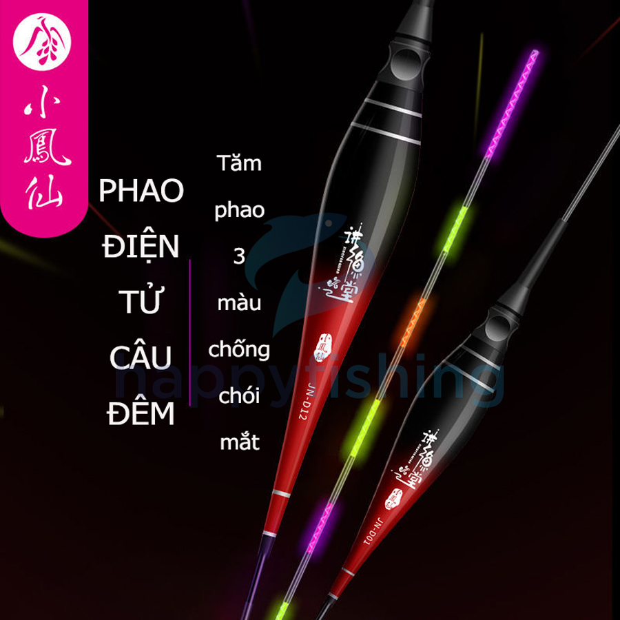 Phao Đài Câu Đêm Độ Nhạy Cao Tăm 3 Màu Độc Đáo Tiểu Phượng Hoàng