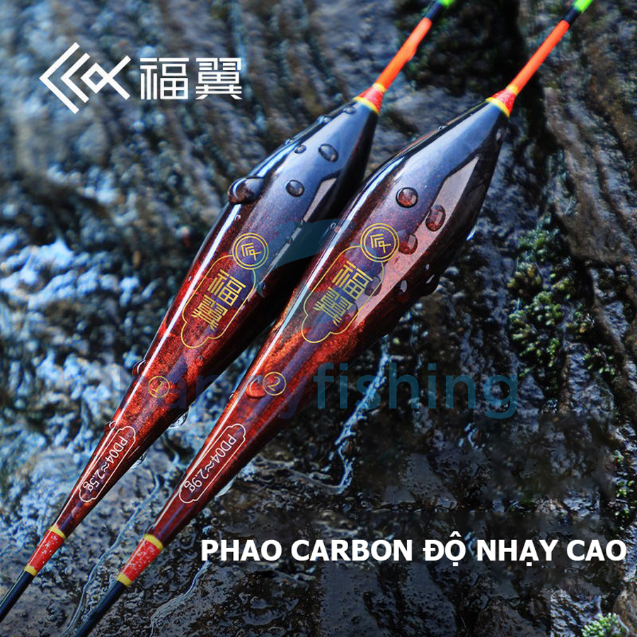 Phao Carbon Độ Nhạy Cao, Phao Câu Đài Cao Cấp, Phao Câu Cá Siêu Bền FUYI