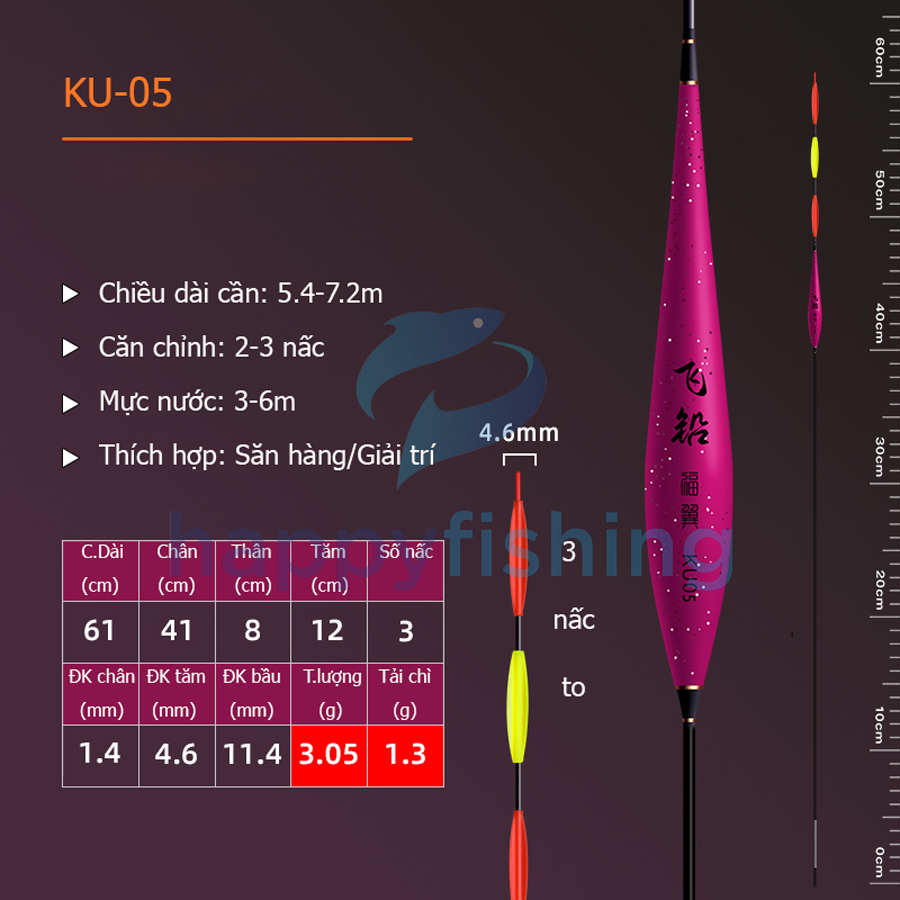 Phao Hố Đấu, Phao Tự Cân, Phao Săn Hàng FUYI 2022