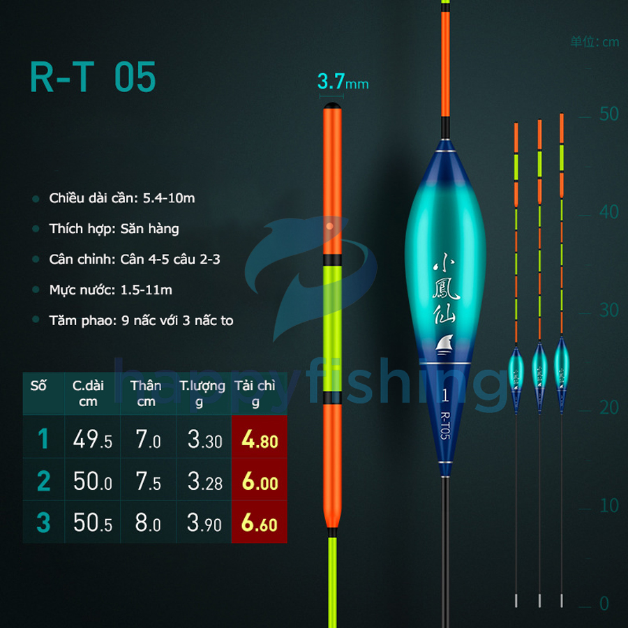 Phao Săn Hàng Tăm To, Phao Câu Đài Săn Hàng Tiểu Phượng Hoàng