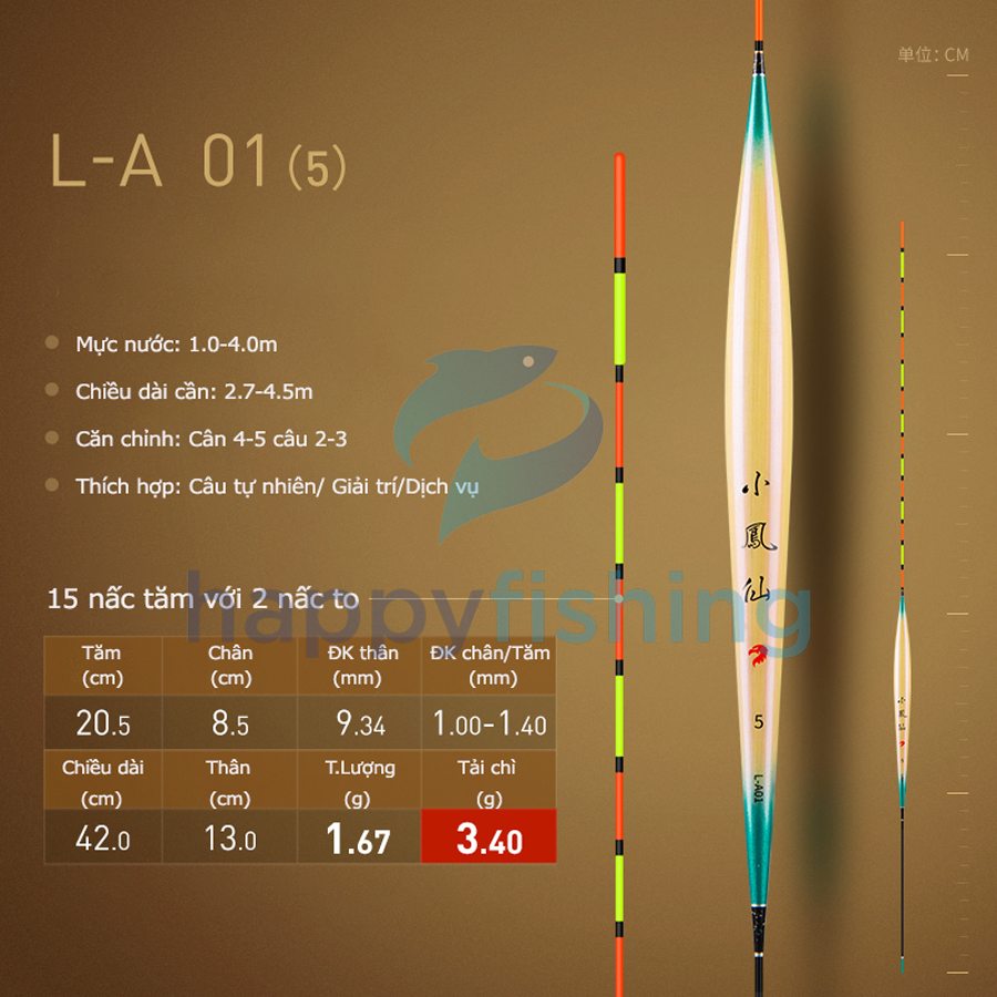Phao Cỏ Câu Rô Phi, Phao Cỏ Câu Đài Chuyên Cá Nhát Tiểu Phượng Hoàng