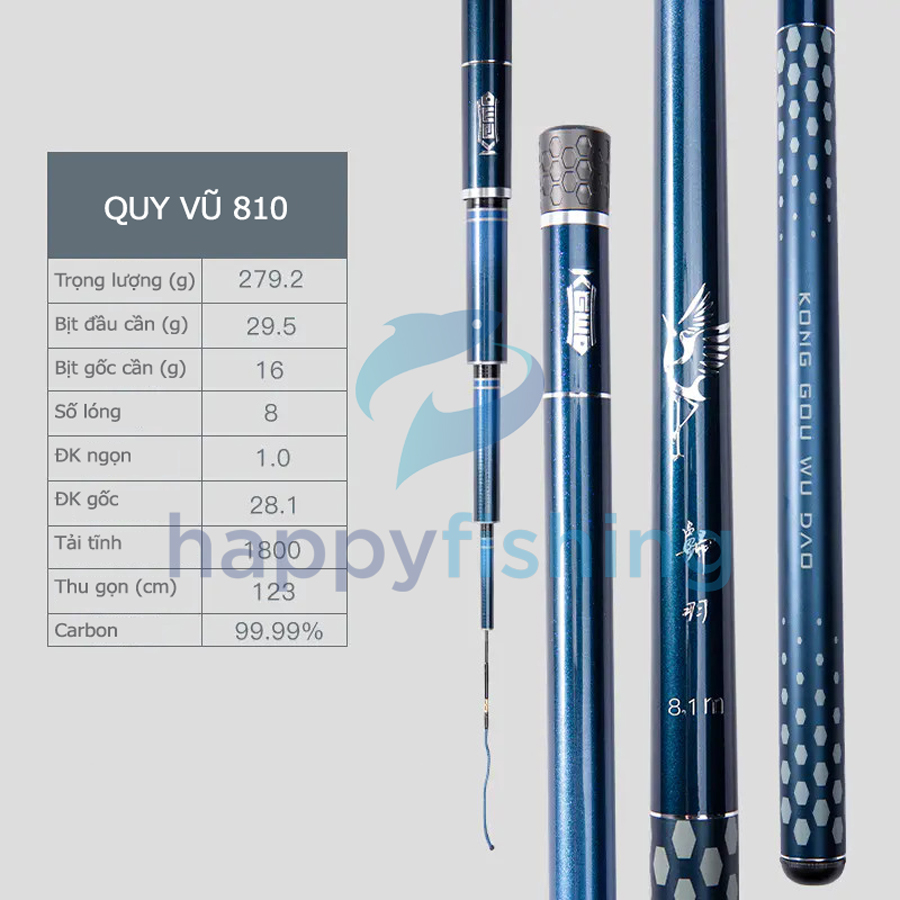 Cần Câu Đài Siêu Nhẹ Lão Ngư Quy Vũ 2022