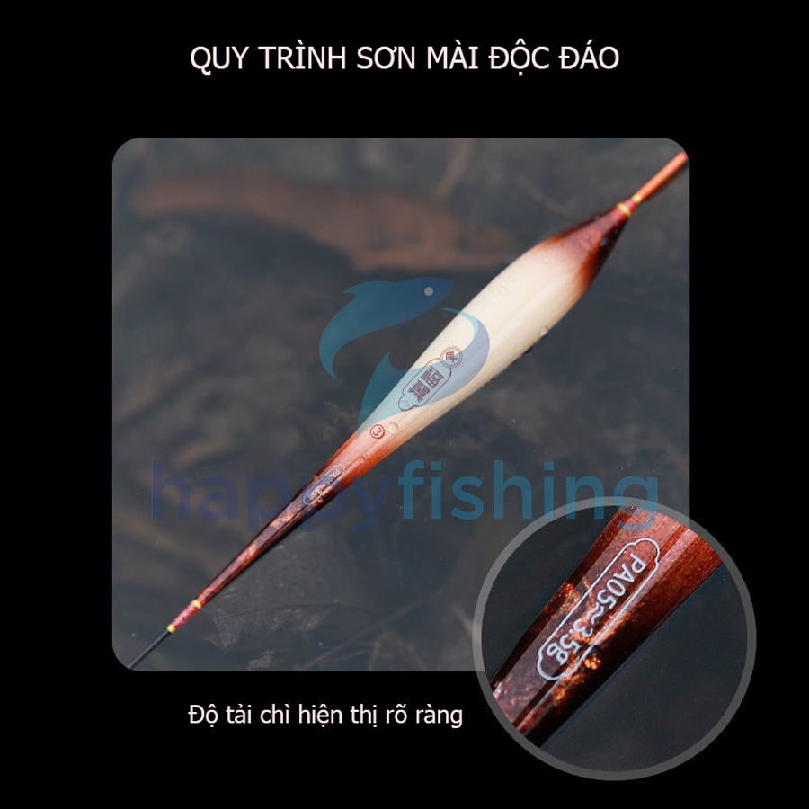Phao Cỏ Sơn Mài, Phao Cỏ Câu Đài Độ Nhạy Cao FUYI 2022