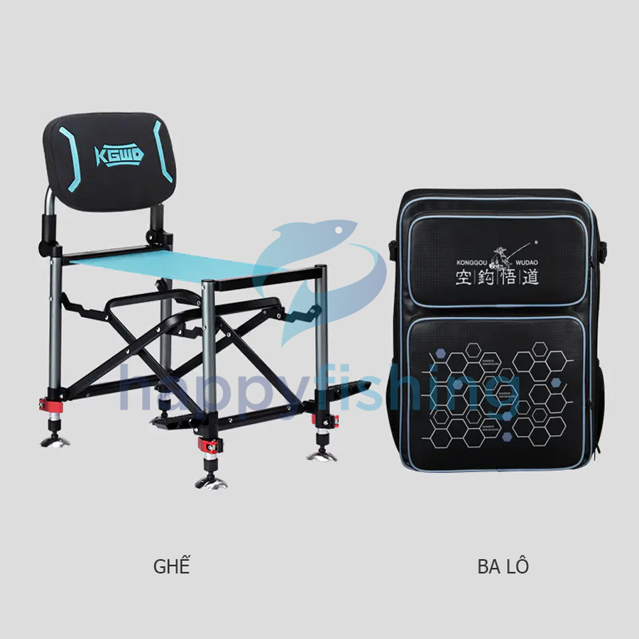 Ghế Câu Cá Công Thái Học Lão Ngư Bản Nâng Cấp