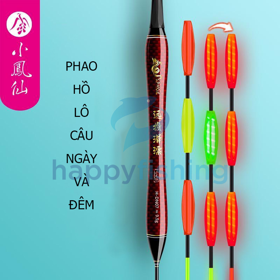 Phao Hồ Lô Săn Hàng, Phao Carbon Dáng Hồ Lô Câu Ngày Và Đêm 2023
