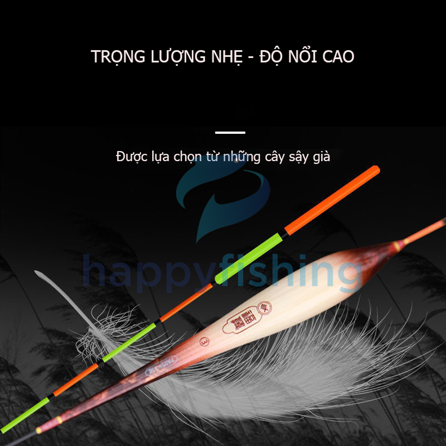 Phao Cỏ Sơn Mài, Phao Cỏ Câu Đài Độ Nhạy Cao FUYI 2022
