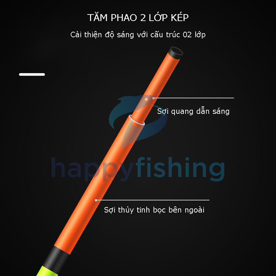 Phao Câu Đài Ngày Và Đêm Tăm Cứng Đổi Màu Thế Hệ Mới