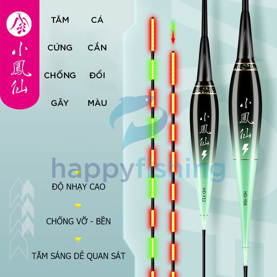 Phao Câu Đài Ngày Và Đêm Tăm Cứng Đổi Màu Tiểu Phượng Hoàng 2022