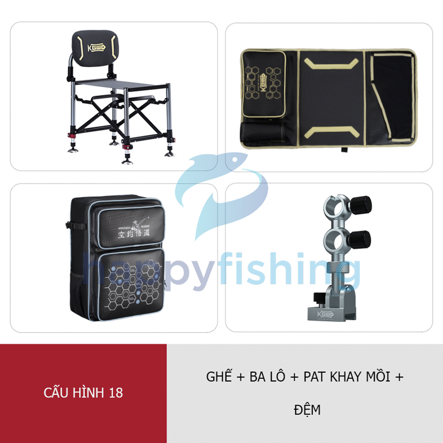 Ghế Xếp Câu Cá Công Thái Học 3.5kg