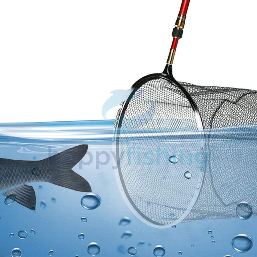 Mặt Vợt Câu Đài, Mặt Vợt Săn Hàng Carbon Lưới Thưa LINNHUE