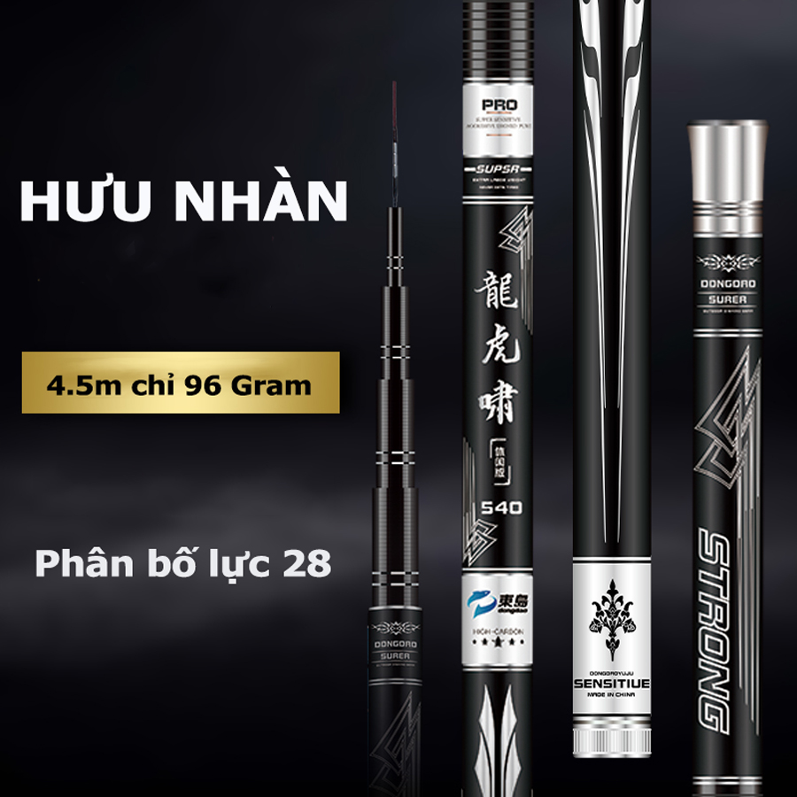 Cần Câu Tay Siêu Nhẹ DONGDAO NGỌA HỔ TÀNG LONG 4H
