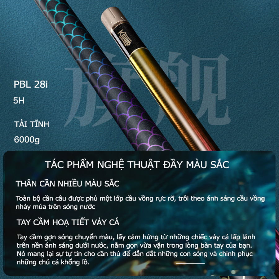 Cần Câu Đài Săn Hàng Lão Ngư Cẩm Lân - Kì Hạm