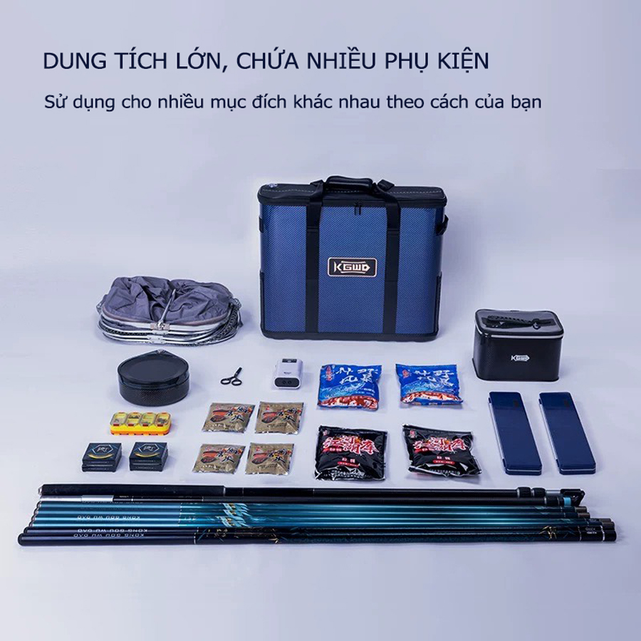 Túi Đựng Cá Carbon Đa Chức Năng Lão Ngư | Phiên Bản Cứng