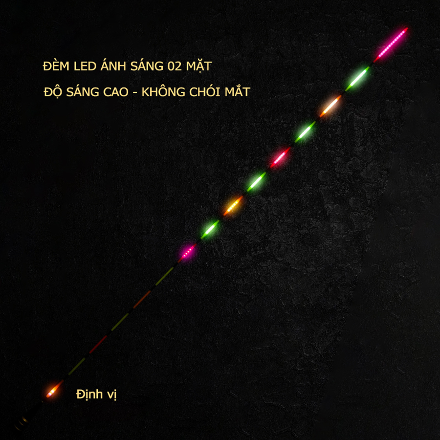 Phao Cỏ Điện Tử Tăm LED Độ Nhạy Cao UKIYO FF-02 Huyền Mã