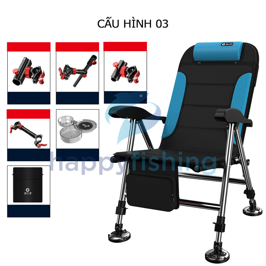Ghế Gấp Câu Cá Địa Hình Ngư Chi Nguyên
