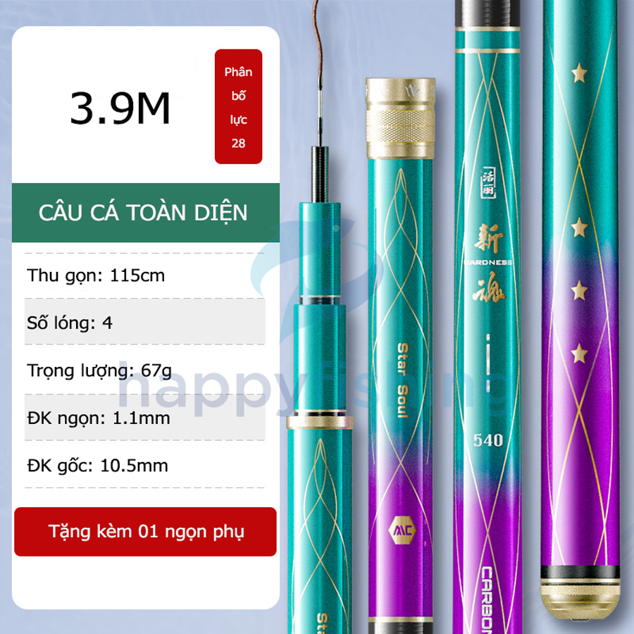 Cần Câu Tay Carbon, Cần Câu Cho Người Mới Chơi MC Tân Hồn