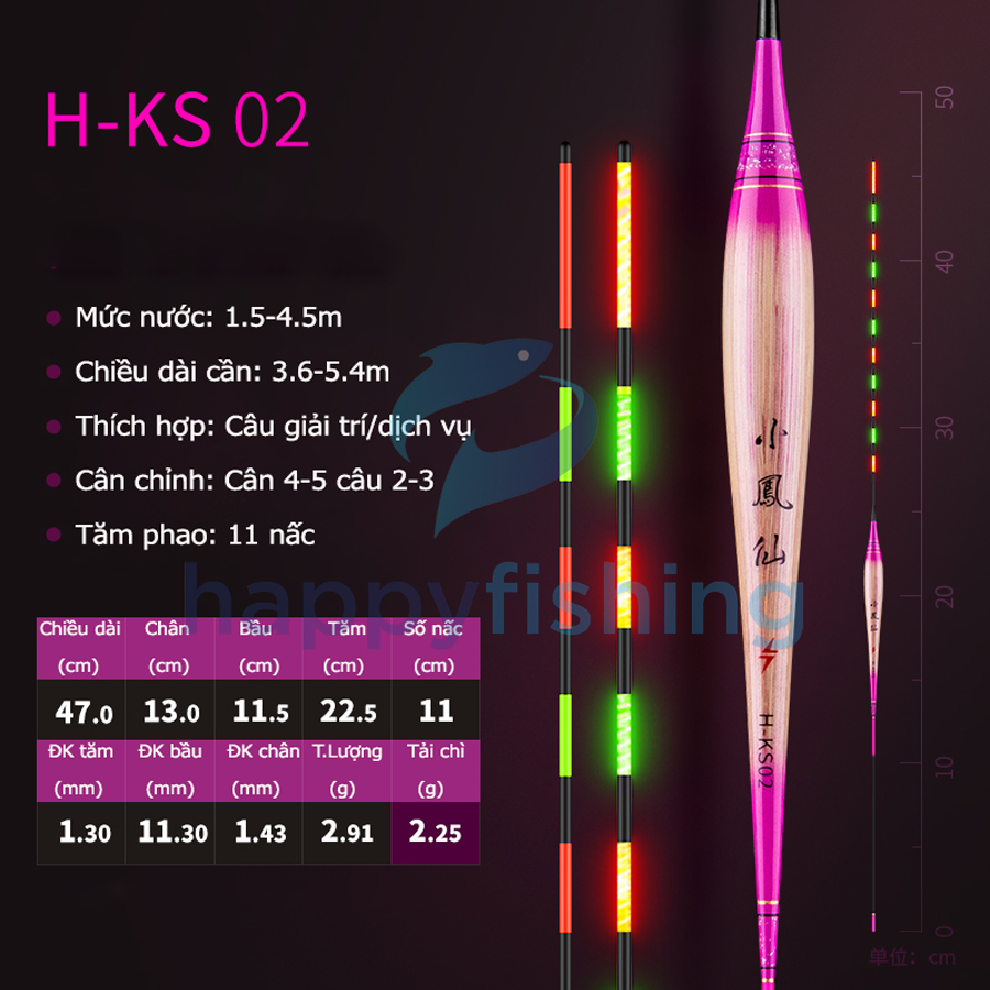 Phao Cỏ Điện Tử, Phao Đèn Câu Ngày Và Đêm Tăm Cứng Tiểu Phượng Hoàng