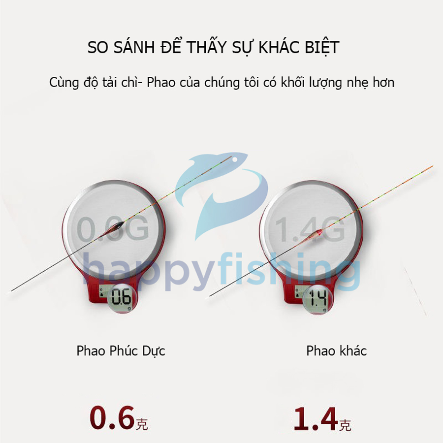 Phao Carbon Độ Nhạy Cao, Phao Câu Đài Cao Cấp, Phao Câu Cá Siêu Bền FUYI