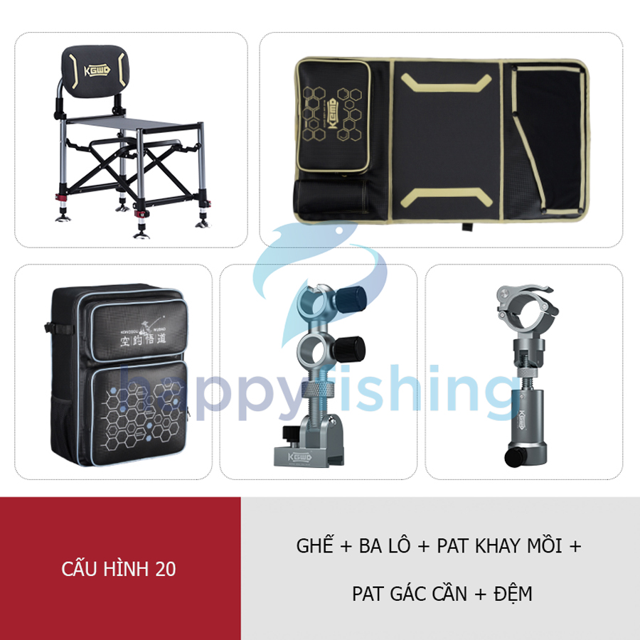 Ghế Xếp Câu Cá Công Thái Học 3.5kg